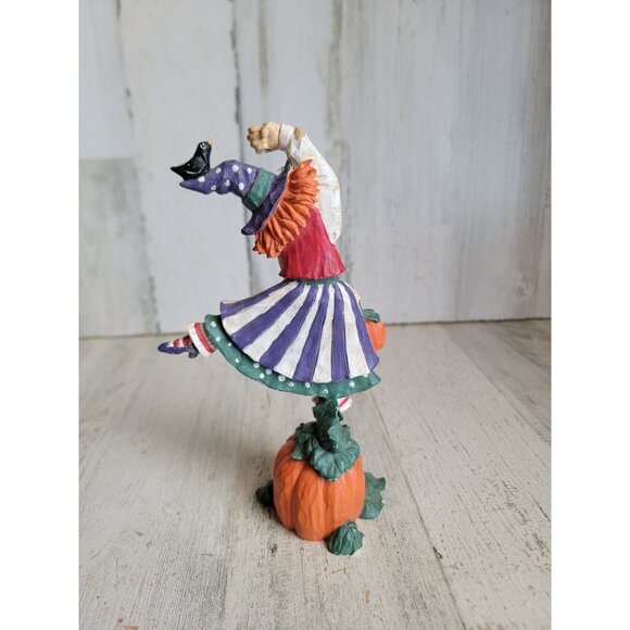 Witch ballerina Pumpkin Halloween home decor figure - Picture 6 of 9